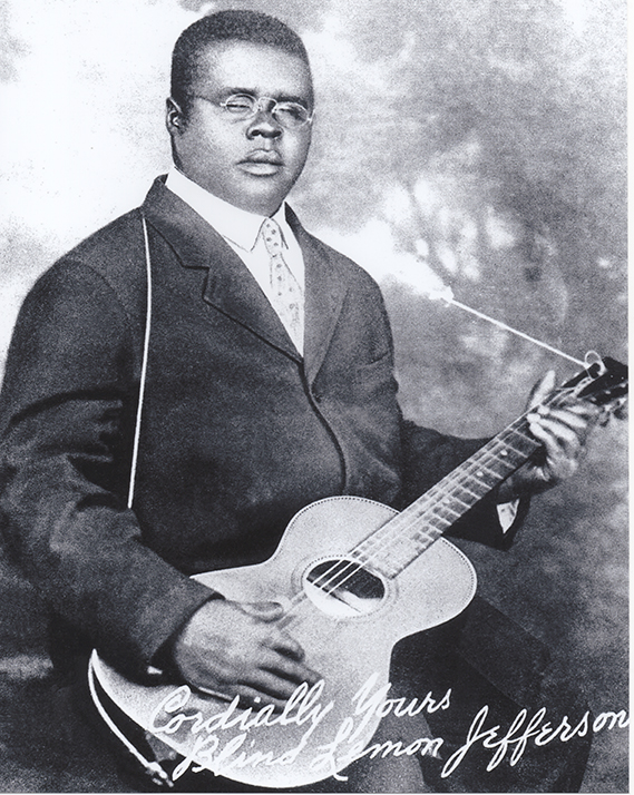 Blind Lemon Jefferson, Father of the Texas Blues | Courtesy Charlie Dahan