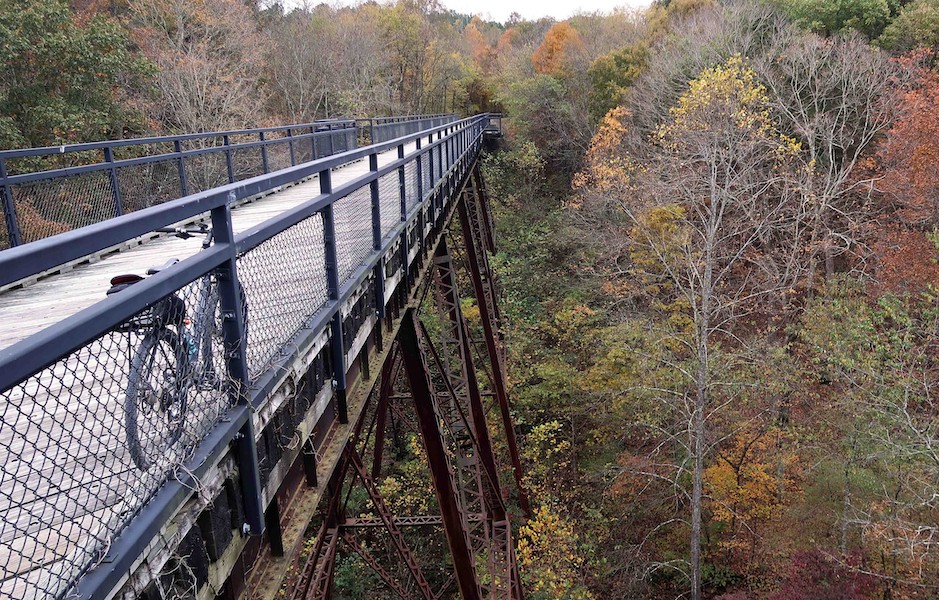 Breeden Trestle on Tunnel Hill State Trail in southern Illinois | Photo by Shawn Gossman