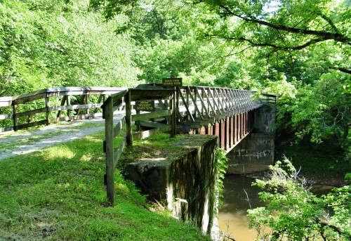 Bridge crossing the North Fork of the Hughes River east of Cairo | Photo by Mike Tewkesbury