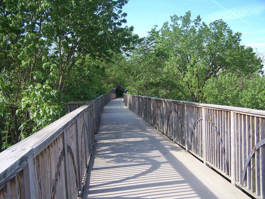 Bridge in the Richmond section of the Cardinal Greenway | Photo by Eric Oberg courtesy RTC