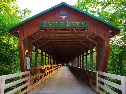 Bridge of Dreams along the Mohican Valley Trail | Photo courtesy Jim Hoover's Photography