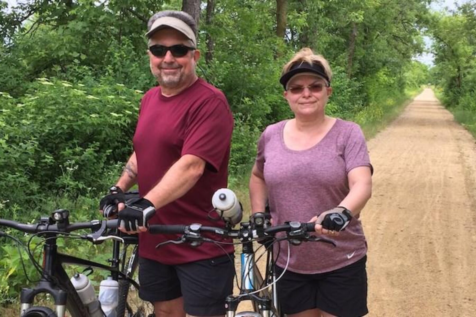 Bryan and June Bradley, members of Rails-to-Trails Conservancy since 1999 | Photo courtesy Bryan and June Bradley