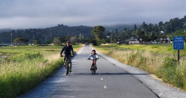 California's Mill Valley-Sausalito Multiuse Pathway | Photo courtesy Marin County Bicycle Coalition