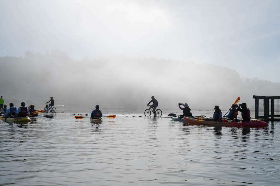 California's Mill Valley-Sausalito Multiuse Pathway flooding | Photo courtesy Marin County Parks