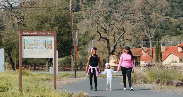 California's Napa Valley Vine Trail in Yountville | Courtesy Napa Valley Vine Trail Coalition