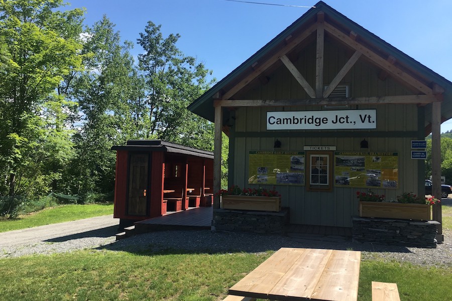 Cambridge Junction on the Lamoille Valley Rail Trail | Photo by Kevin Belanger