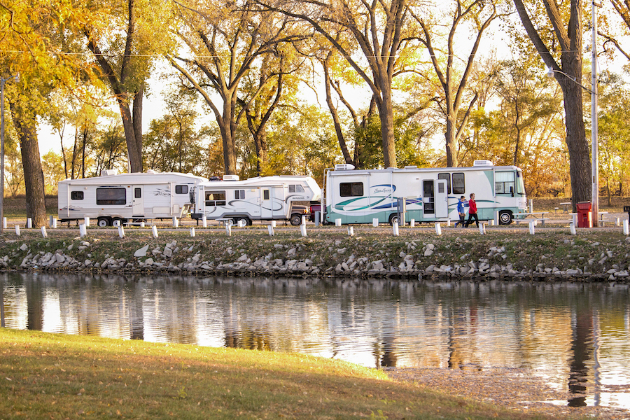 Camping in Ta-Ha-Zouka Park on the Cowboy Trail | Courtesy Visit Norfolk Area Nebraska