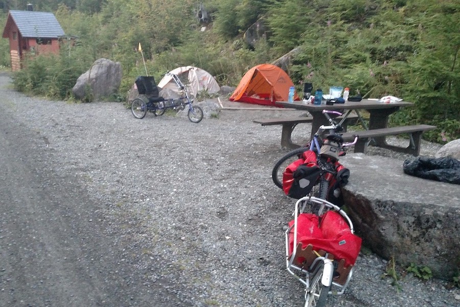 Camping spot at Alice Creek along the Palouse to Cascades Trail | Photo by Bob Myrick