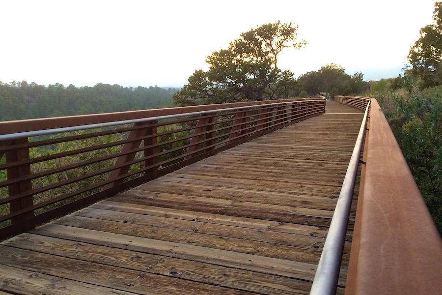 Canyon Rim Trail bridge | Photo by TrailLink user cubfansla_tl