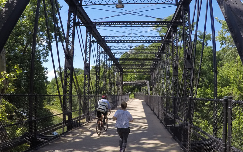 Capital Crescent Trail in Maryland and Washington, D.C. | Photo by Milo Bateman