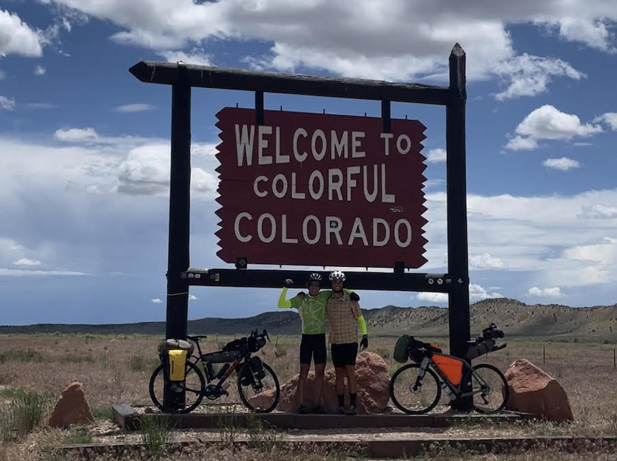 Crossing the border into Colorado near Dinosaur | Photo courtesy Sam Westby