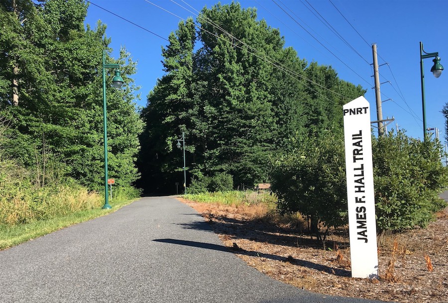 Delaware's James F. Hall Trail | Photo by TrailLink user Jamie Herrera