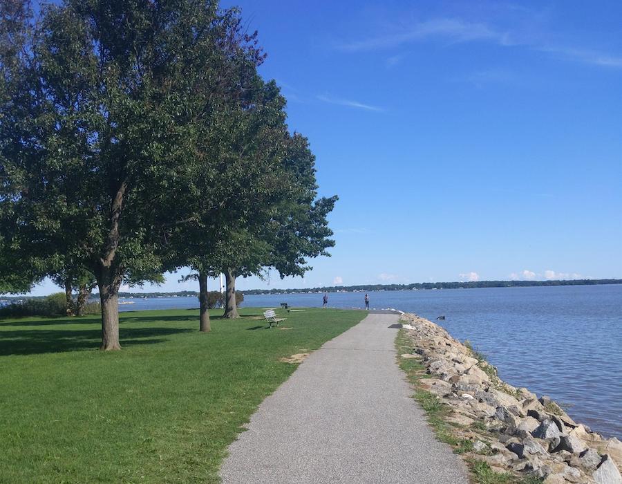 Delaware's New Castle Battery Park Trail | Photo by TrailLink user James McGinnis