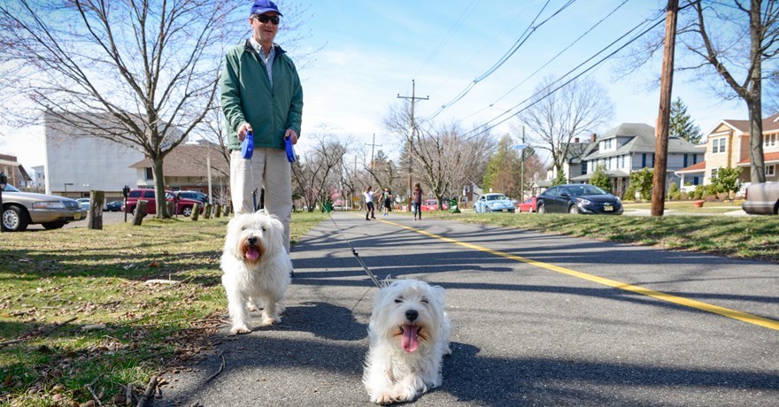 Don't miss our blog 10 Great Rail-Trails for Dog Walking | Photo by Laura Pedrick, AP Images