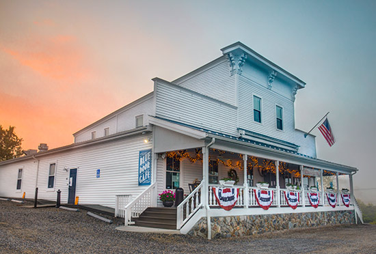 Draper Mercantile has a restaurant and store which rents bikes for the trail. | Photo by Gene Dalton