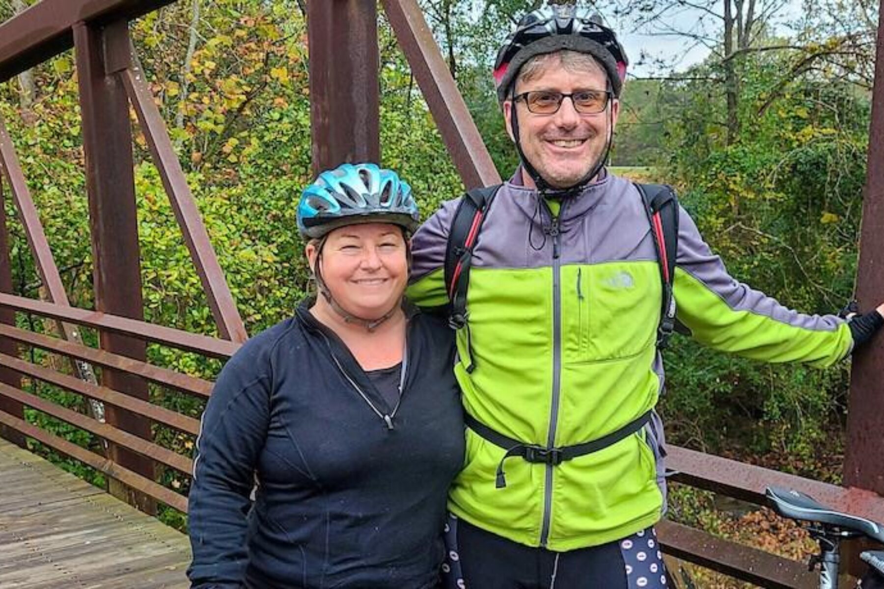 Ed and Jenn Coleman on the Chief Ladiga Trail | Courtesy Ed Coleman