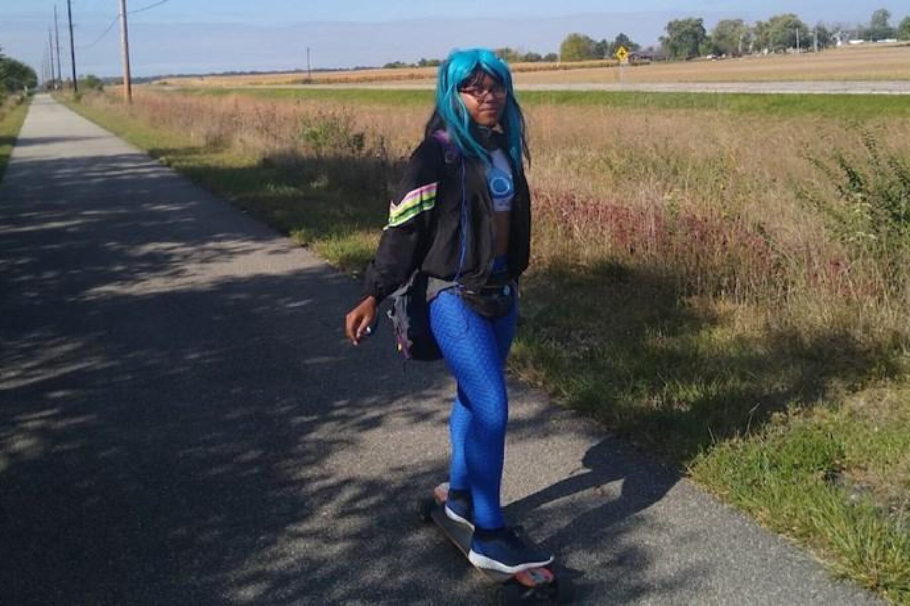 Exploring the Ohio to Erie Trail via skateboard | Photo courtesy Raveena Adams