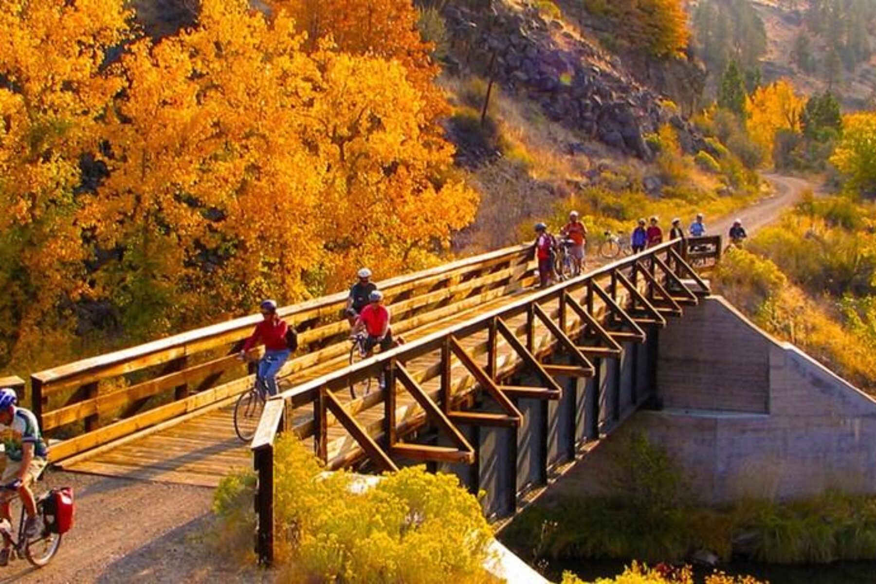 Fall vista from the Bizz Johnson National Recreation Trail in California | Photo by Stan Bales, courtesy Bureau of Land Management