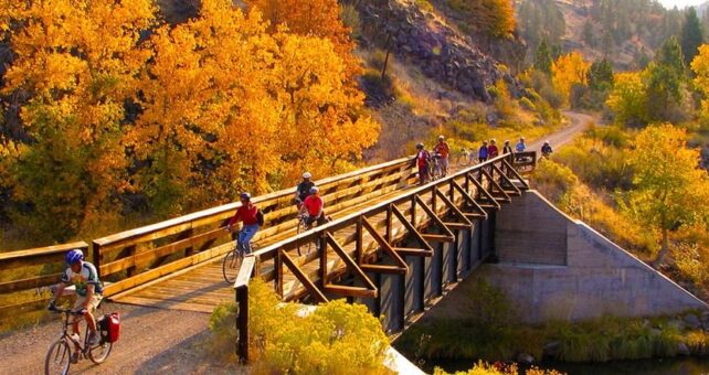 Fall vista from the Bizz Johnson National Recreation Trail in California | Photo by Stan Bales, courtesy Bureau of Land Management