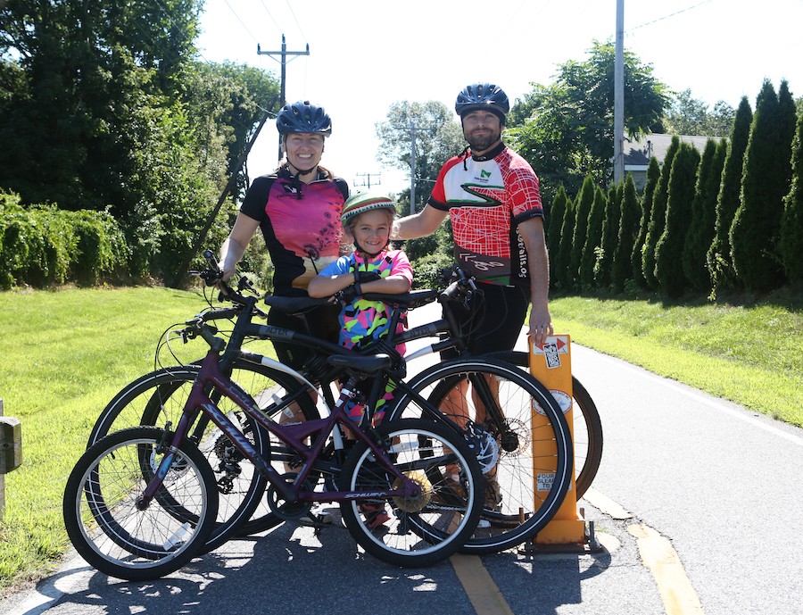 Family bike ride in Rhode Island | Photo courtesy Scott Stark