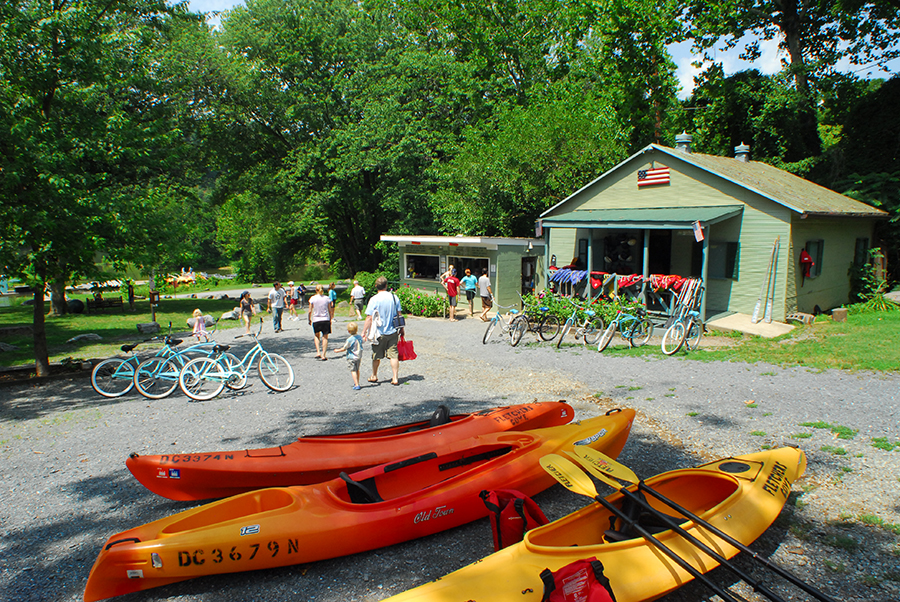 Fletchers cove, along the C&O Canal Towpath Trail in Washington, D.C., and Maryland | Photo courtesy National Park Service