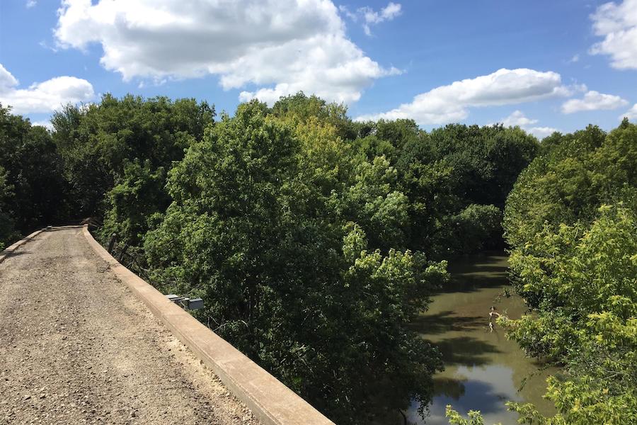 Flint Hills Trail State Park east of Council Grove | Photo by TrailLink user kerund