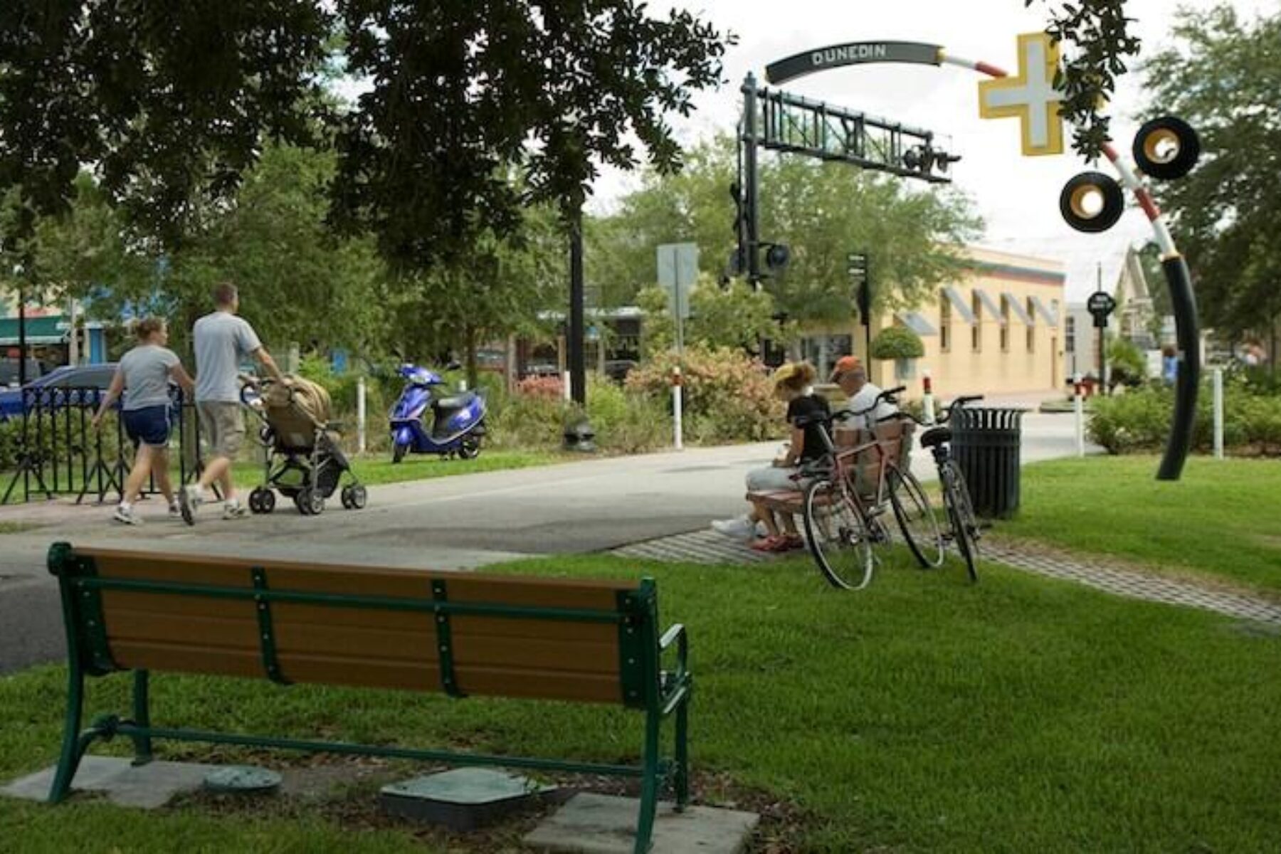 Florida's Pinellas Trail in Dunedin | Photo courtesy Pinellas County Marketing and Communications