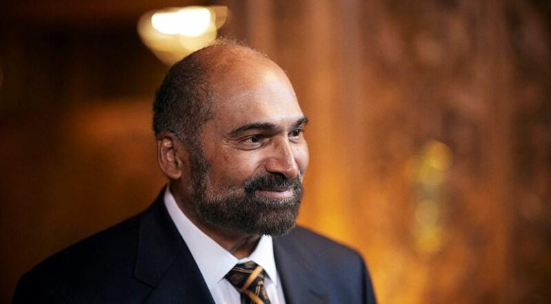 Franco Harris supported the trails and bicycling community in many ways, including as a board member for Rails-to-Trails Conservancy from 1992 to 1997, and as the owner of the Pittsburgh Power bike racing team in the early 1990s. | Photo courtesy Governor Tom Wolf | CC BY 2.0