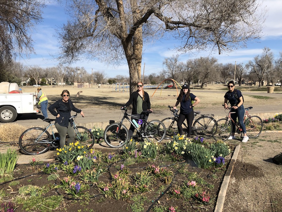 Garden along the Spring River Recreation Trail in Roswell, New Mexico | Courtesy Moonrock Outfitters