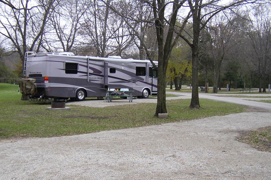 George Wyth State Park campground in Iowa | Courtesy Iowa Department of Natural Resources

