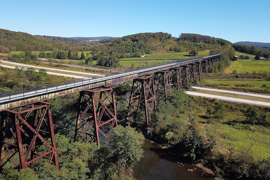 Great Allegheny Passage in Pennsylvania | Photo by Milo Bateman
