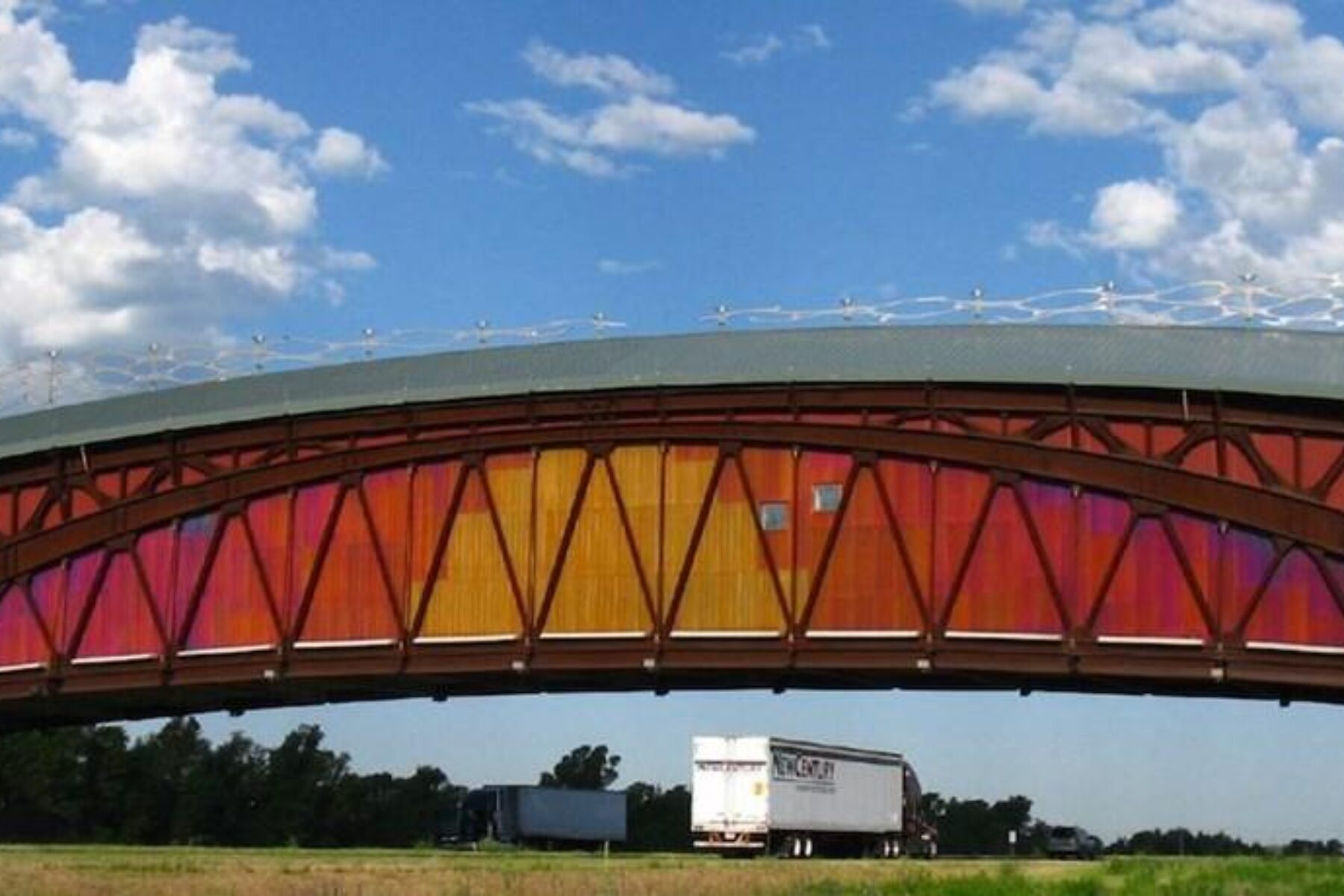 Great Platte River Road Archway Monument on Kearney Hike and Bike Trail | Photo by John Scharantz