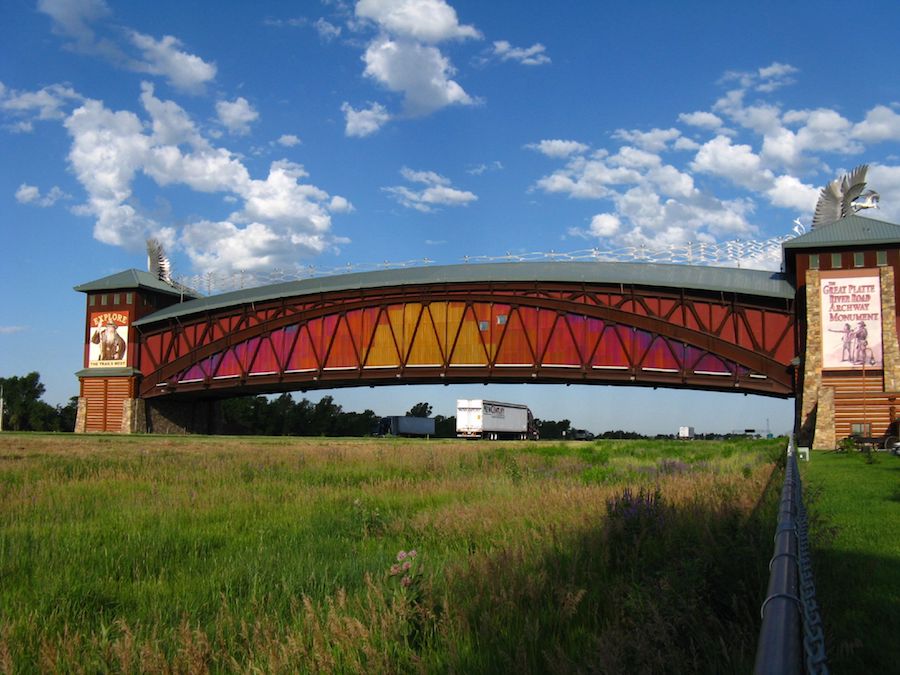 Great Platte River Road Archway Monument on Kearney Hike and Bike Trail | Photo by John Schrantz