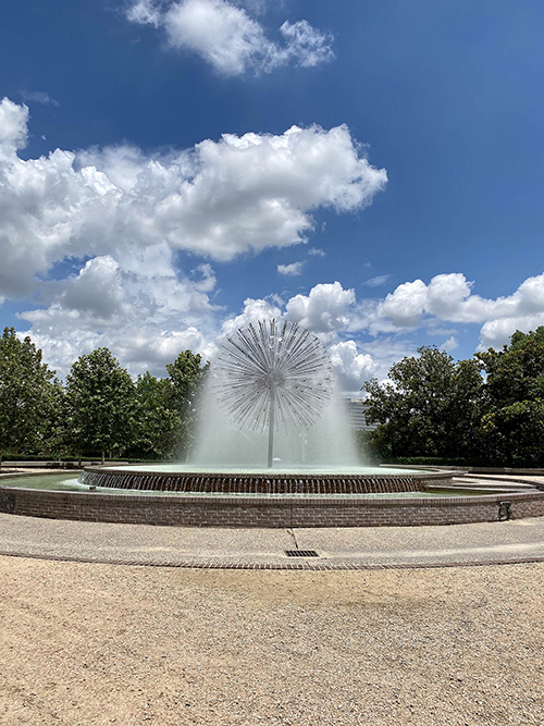 Gus S. Wortham Memorial Foundation along the Buffalo Bayou Trail in Texas | Photo by TrailLink user quinnpenny