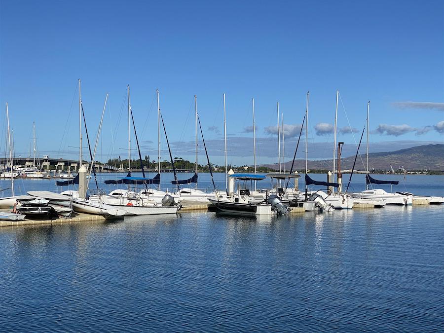 Hawaii's Pearl Harbor Bike Path view | Photo by TrailLink user s_b_holbrook