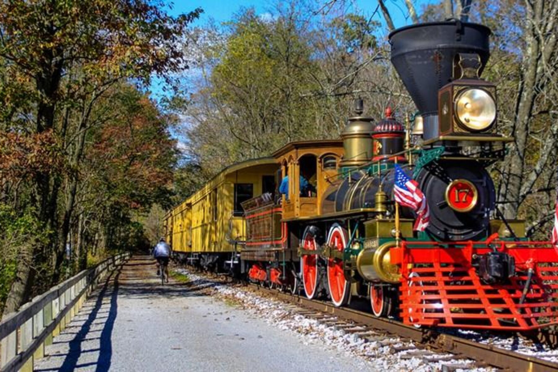 Heritage Rail Trail County Park | Photo by John Gensor, courtesy Steam Into History