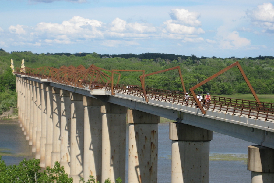 High Trestle Trail bridge in Iowa | Courtesy Iowa Natural Heritage Foundation