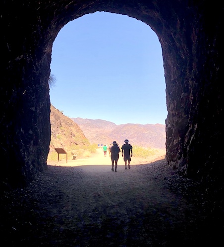 Historic Railroad Trail tunnel | Photo by Cindy Barks