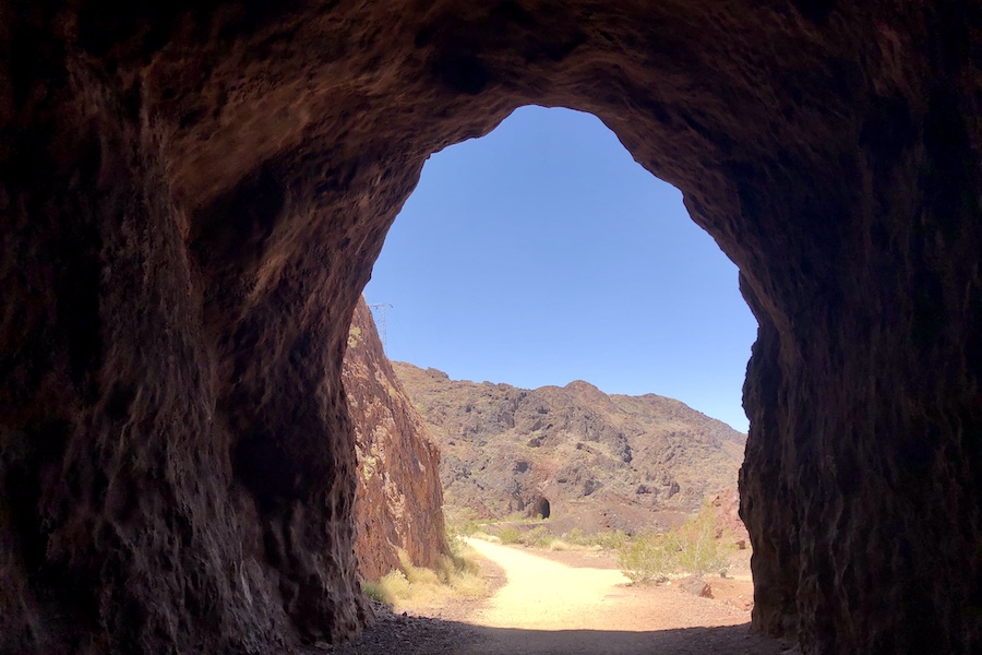 Historic Railroad Trail tunnel view | Photo by Cindy Barks