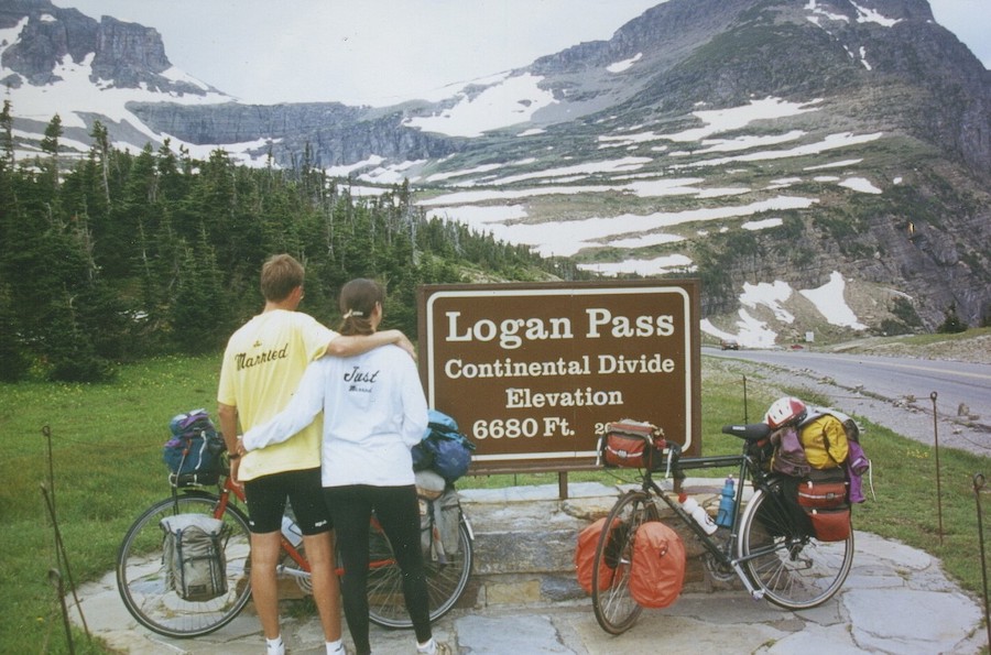 Honeymoon ride through Montana and Idaho in 1995 | Courtesy Rachel and Patrick Hugens