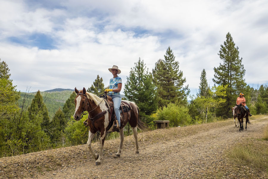 Horseback riders | Photo by Preston Keres, courtesy USDA Forest Service