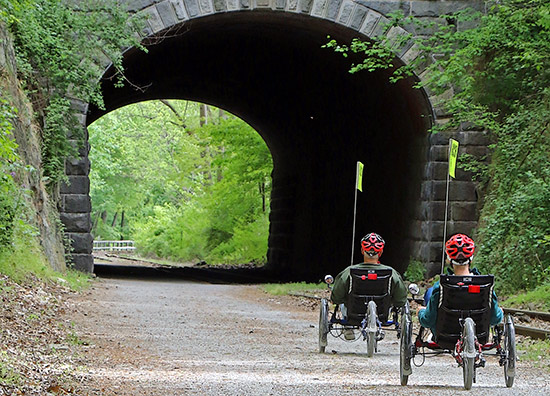 Howard Tunnel on the Heritage Rail Trail County Park | Photo by David F. Brown