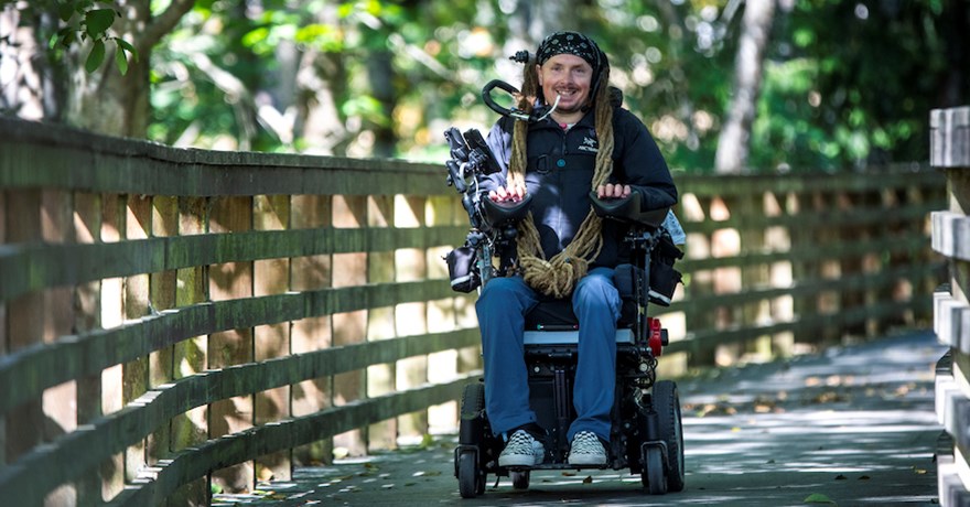 Ian Mackay on Olympic Discovery Trail | Photo by Jesse Major