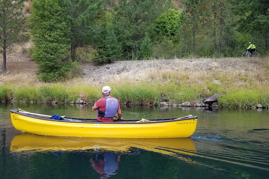 Idaho's Coeur d'Alene River and Trail of the Coeur d'Alenes | Photo by Carol Alexander