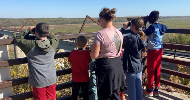 Iowa's High Trestle Trail overlook | Photo by Kyle Neuendorf, courtesy Boone County Conservation Department