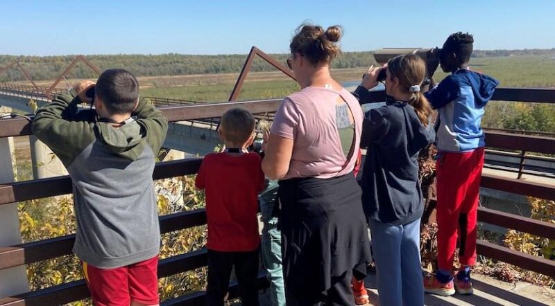 Iowa's High Trestle Trail overlook | Photo by Kyle Neuendorf, courtesy Boone County Conservation Department