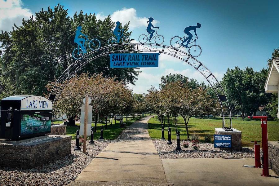 Iowa's Sauk Rail Trail | Photo by TrailLink user yiamsjpg