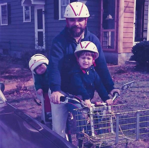 James Heilig with his kids circa 1986 | Photo courtesy James Heilig