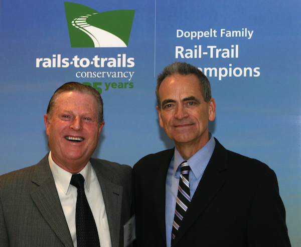 Jeff Doppelt (left) and Keith Laughlin (right) at RTC's 25th anniversary celebration | Photo by Scott Stark