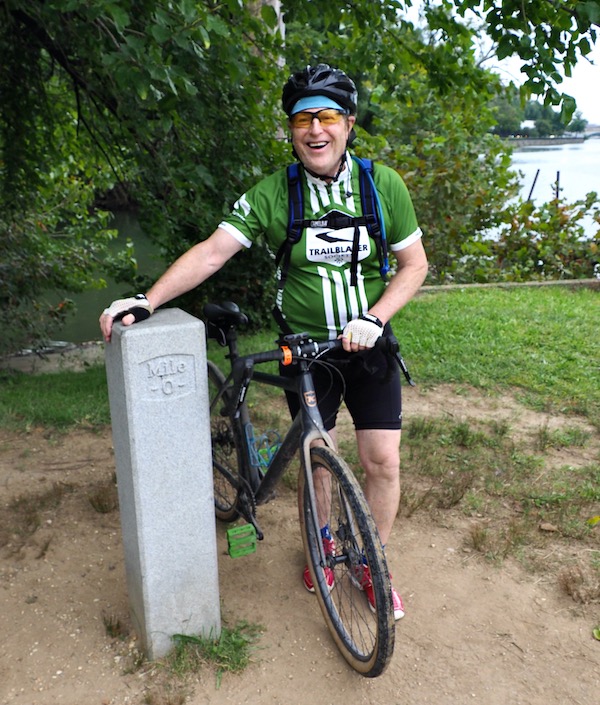 Jeff on C&O Canal Towpath | Photo by Cleo Fogal